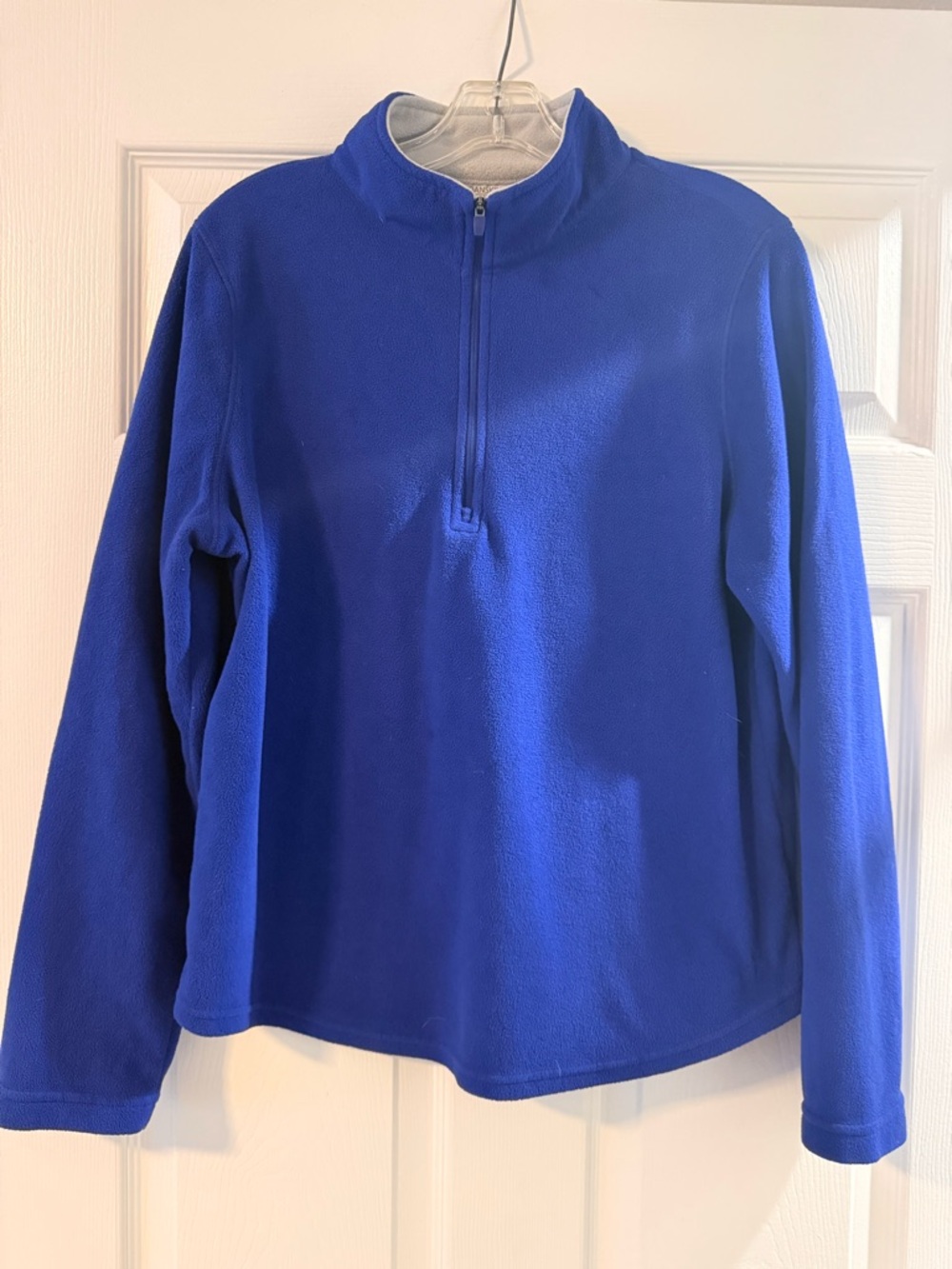 Danskin Royal Blue Fleece Half-Zip Pullover
